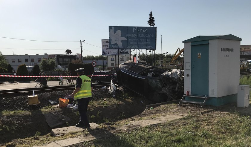 Wypadek na przejeździe kolejowym w Rzeszowie