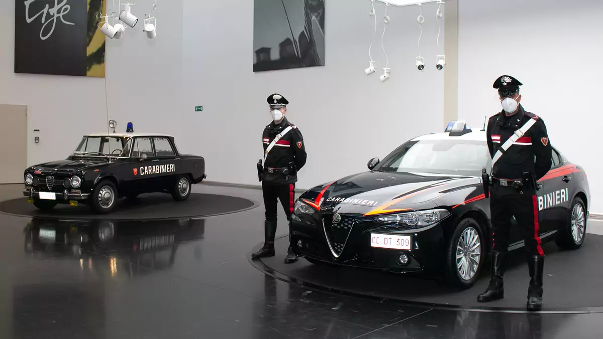 Opancerzona Alfa Romeo Giulia dla włoskich karabinierów