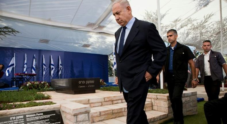 The unveiling took place at Jerusalem's Mount Herzl national cemetery and was attended by Israel's Prime Minister, Banjamin Netanyahu