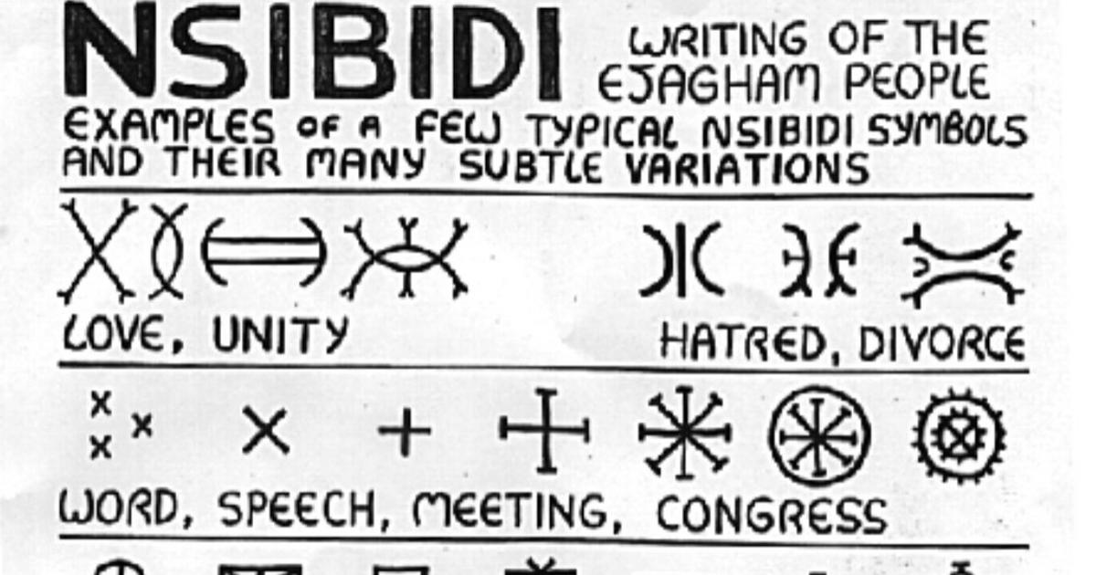 Nsibidi Do You Know About The Ancient Igbo System Of Writing Pulse Nigeria