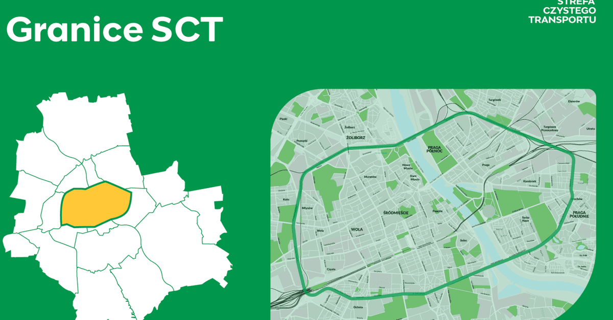 Strefa Czystego Transportu - Warszawa od 2026 r. nie wpuści do miasta wielu aut