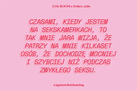 Jak wygląda seks kobiet? Akcja Girls Room i Dobre Ciało przeciwko slut-shamingowi