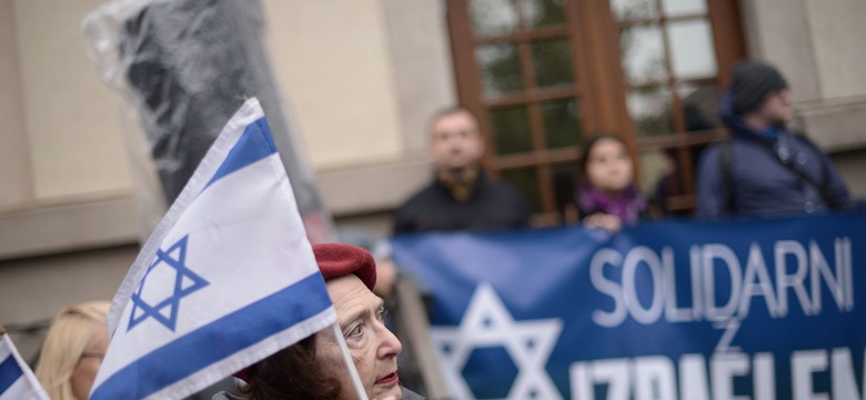 Wiec solidarności z Izraelem. "My, Polacy nie możemy być nawet obojętni"