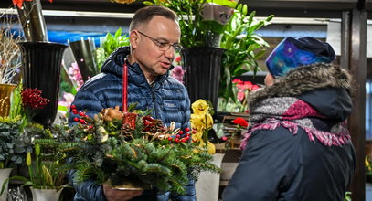 Duda pojechał na krakowski targ. Cel miał tylko jeden. Wszystko jest na zdjęciach!