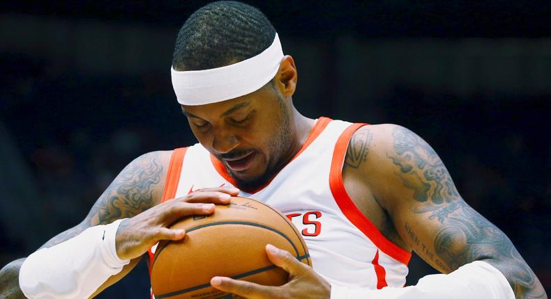 Carmelo Anthony may be leaving the Houston Rockets.