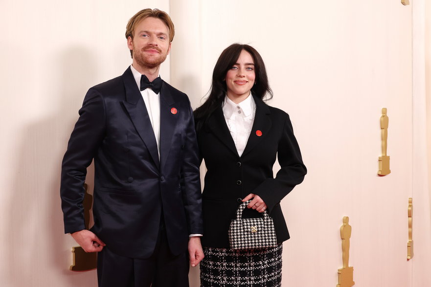 Billie Eilish i Finneas O'Connell na gali Oscarów 2024