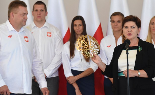 Medaliści z Rio u premier Szydło. Przypomnieli jej o zrujnowanym stadionie Skry Warszawa