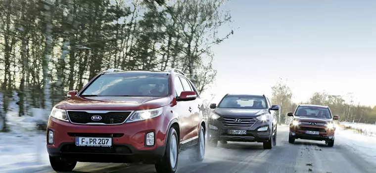 Mitsubishi Outlander kontra Kia Sorento i Hyundai Santa Fe: luksusowe diesle z napędem 4x4