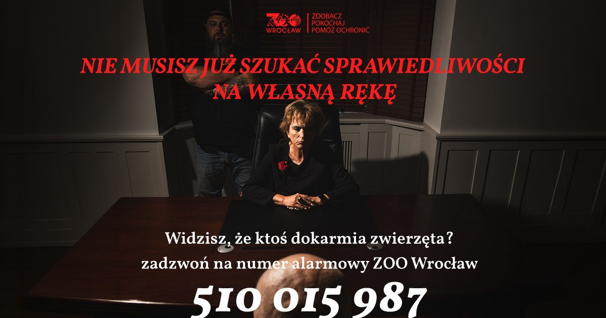 Widzisz dokarmianie w zoo? Zadzwoń na numer alarmowy!