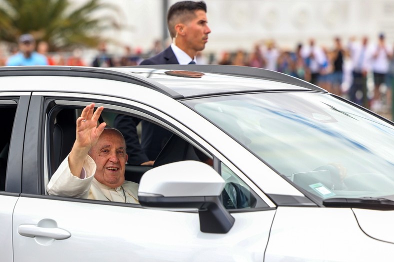 Papież Franciszek w Lizbonie podczas Światowych Dni Młodzieży