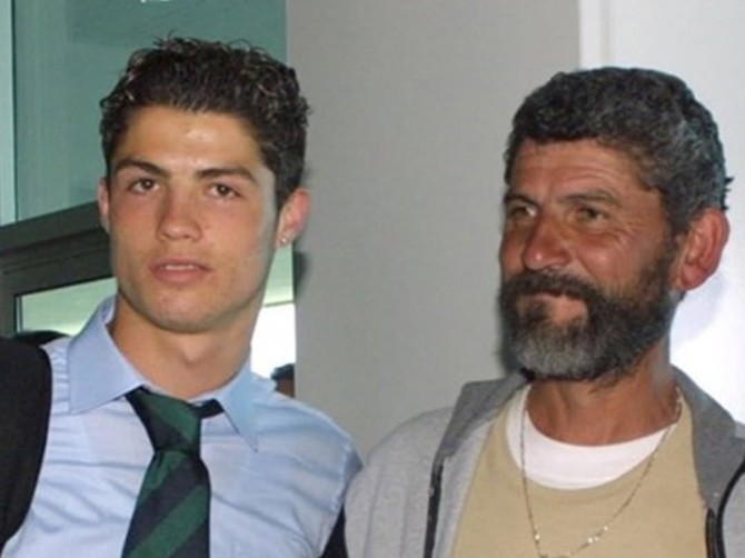 Kristijano Ronaldo sa ocem