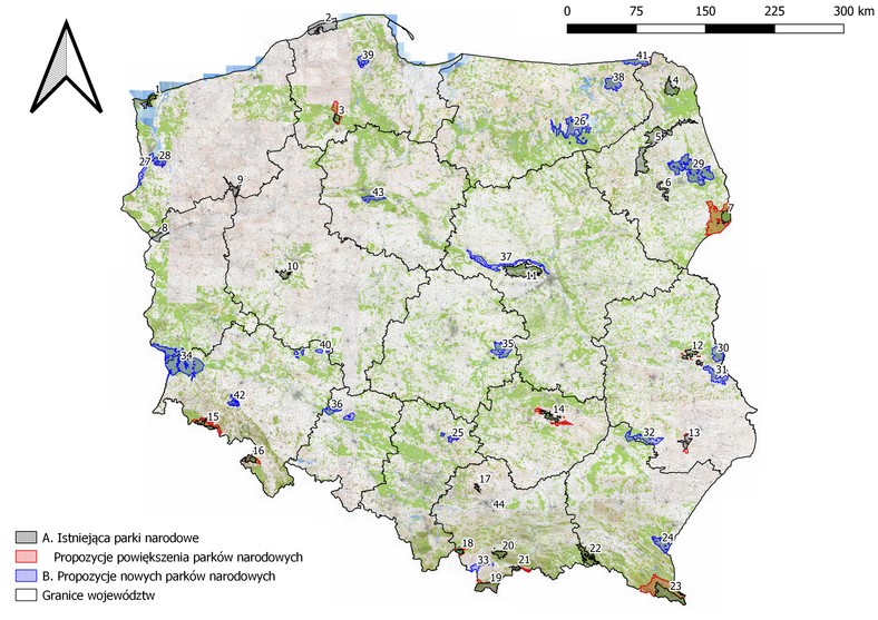 Nowe i powiększone parki narodowe