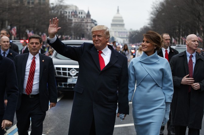 Melanija Tramp na inauguraciji 2017.