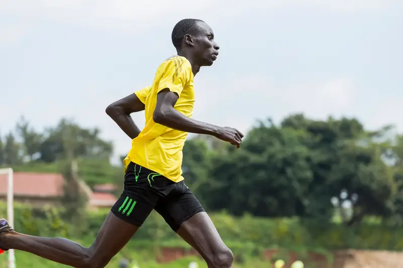 James Chiengjiek Nyang - pochodzący z Sudanu sprinter na 400 m.