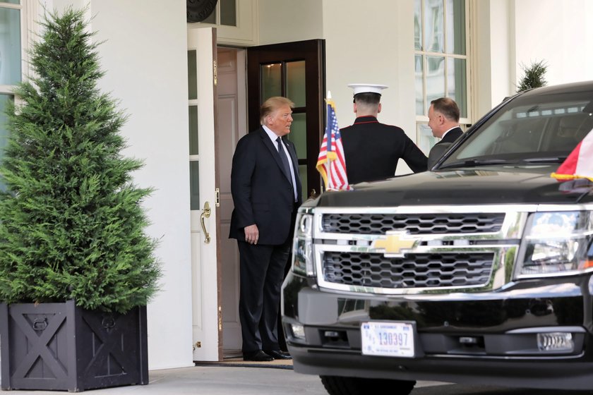 Donald Trump i Andrzej Duda