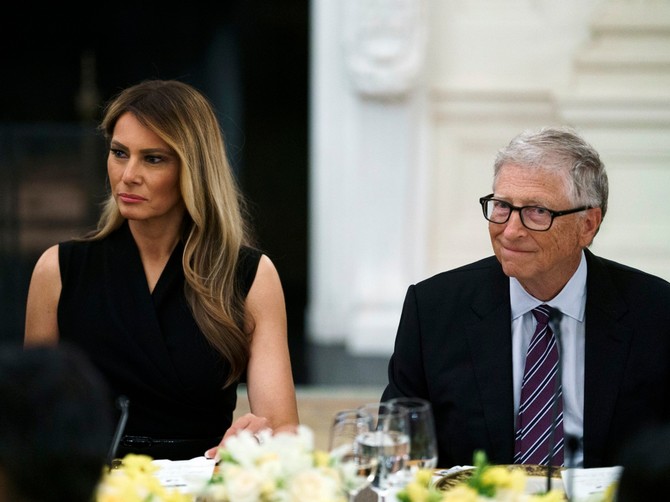 Melanija Tramp i Bil Gejts
