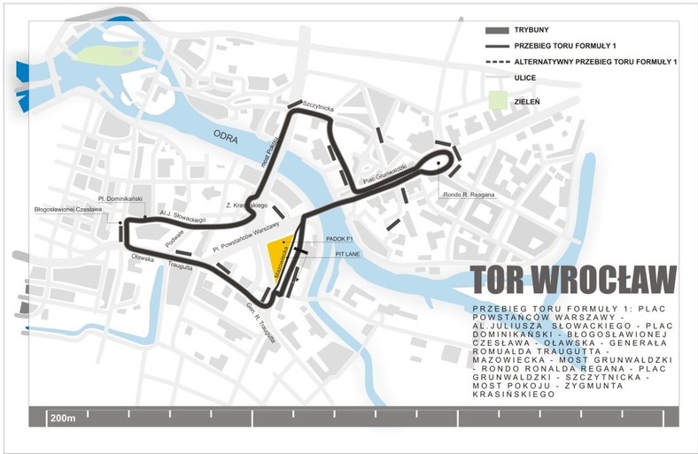 Wirtualny tor F1 - Ścigaj się po wrocławskich ulicach