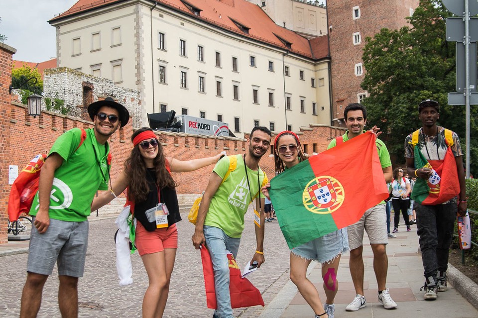 Pielgrzymi przyjechali do Krakowa na Światowe Dni Młodzieży