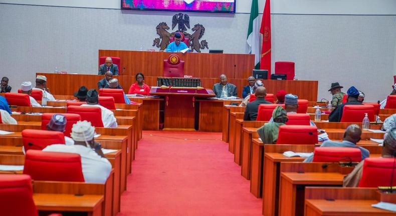 Secondary chamber of the Nigerian Senate [Tope Brown]