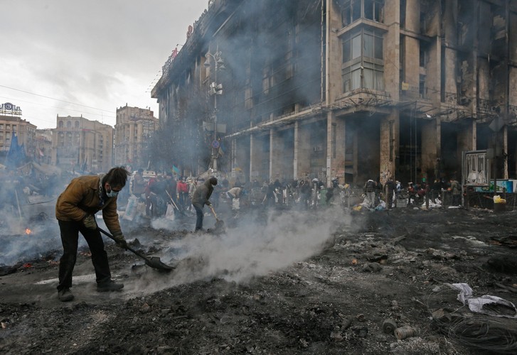 Majdan Niepodległości w Kijowie