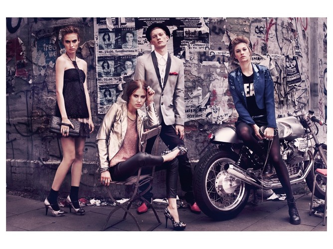 Stylizacje z wykorzystaniem kolekcji Party New Yorker na sezon zima 2011/2012.