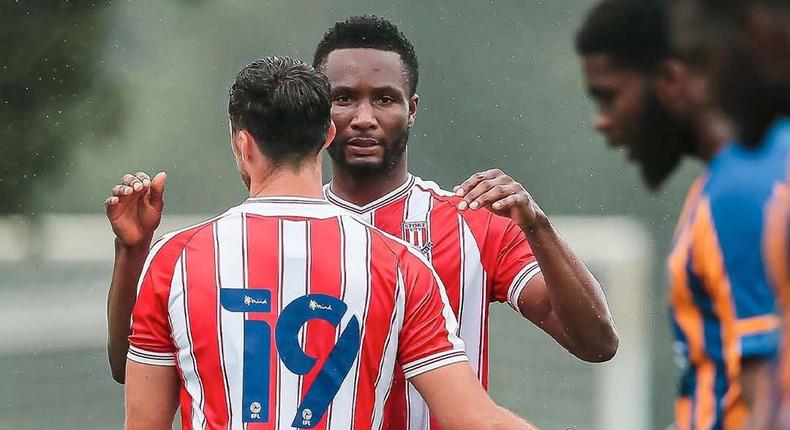 Mikel Obi got found the net in his first outing for Stoke City  (Stoke City) 
