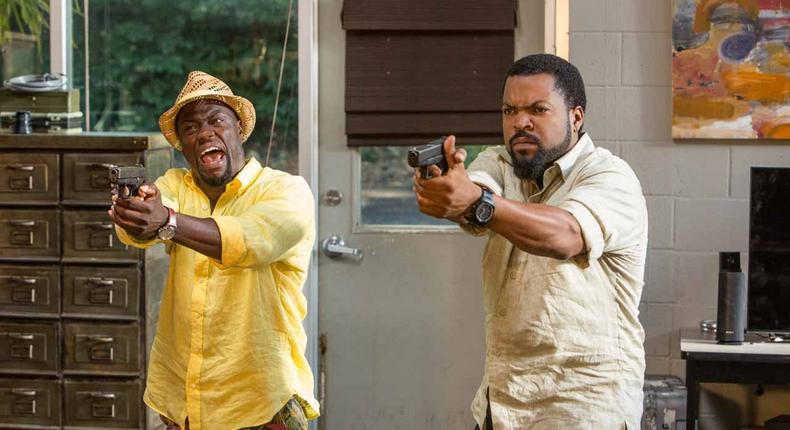 Kevin Hart and Ice Cube in Ride Along 2