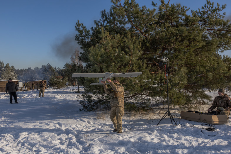 Ćwiczenia ukraińskich żołnierzy, grudzień 2023 r.