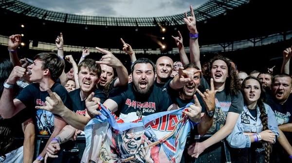 Tarczyński Arenę odwiedzały największe zespoły muzyczne świata. Jak Iron Maiden. 