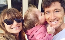 Lewandowska pokazała, jak jej mąż trenuje z córką [WIDEO]