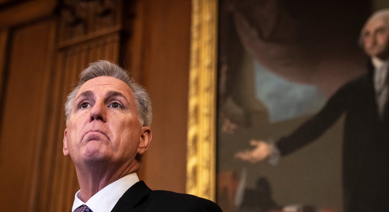 Speaker of the House Kevin McCarthy (R-CA).Drew Angerer/Getty Images