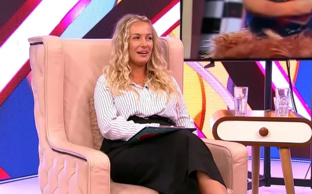 Milica Veličković u ulozi voditeljke
