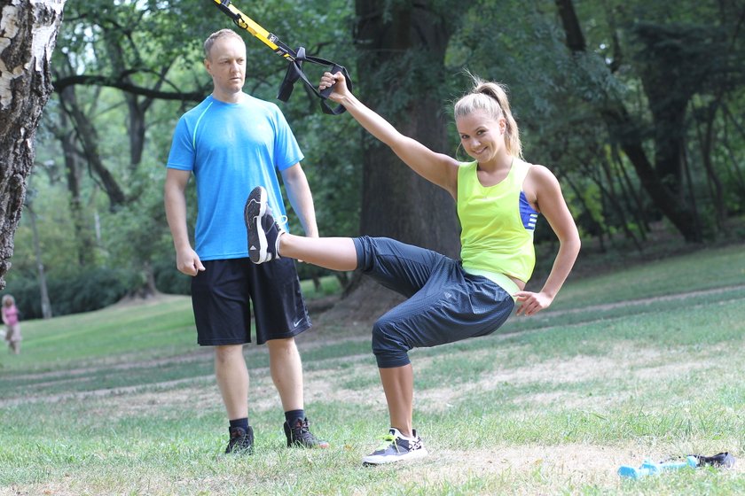 Agnieszka Kaczorowska i Marcin Godlewski