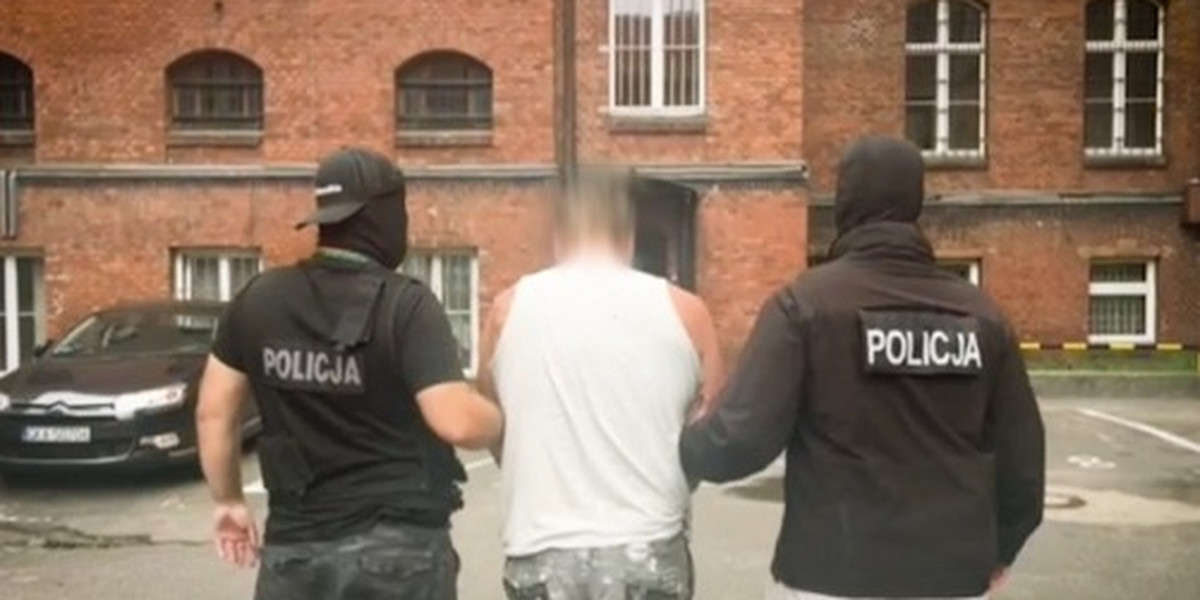 Jak informuje policja, w chwili zatrzymania Polak był zaskoczony, ale nie stawiał oporu.