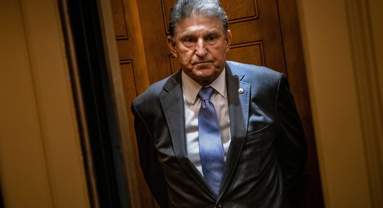 Sen. Joe Manchin of West Virginia.
