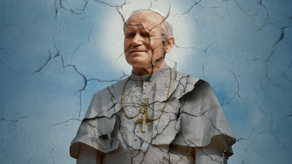 Jan Paweł II. Ilustracja z okładki "Newsweeka"