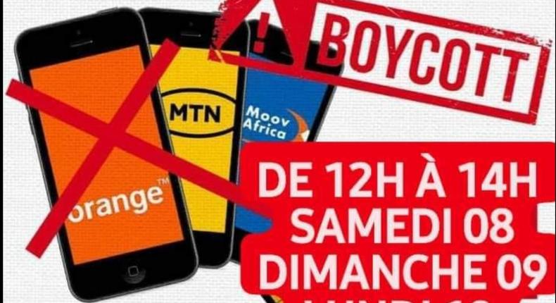 L'affiche du boycott