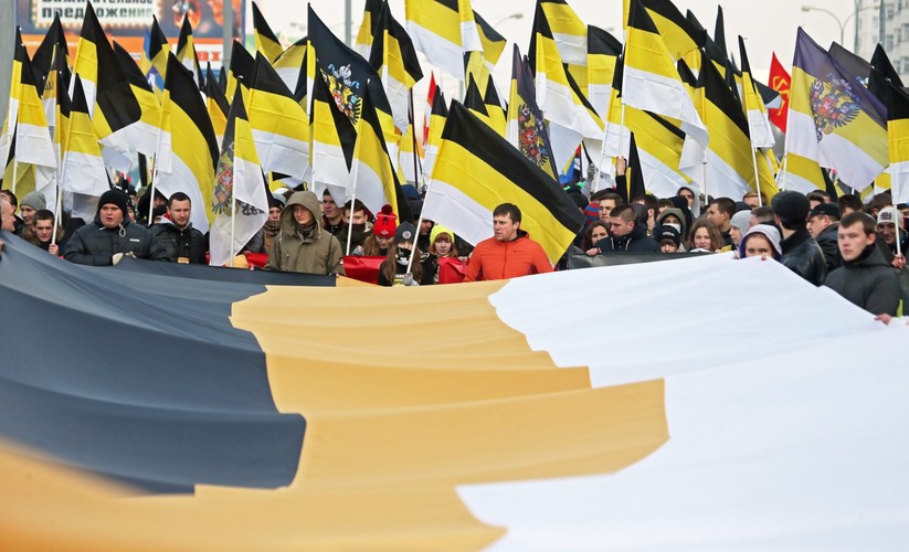 'Ruski marsz' w Moskwie