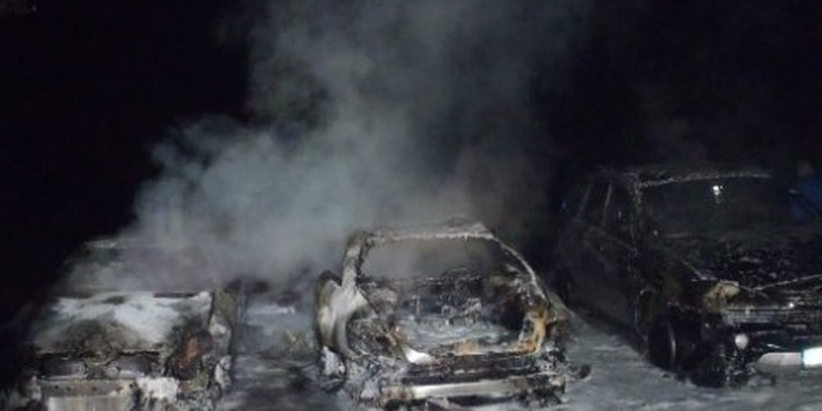 spalone samochody