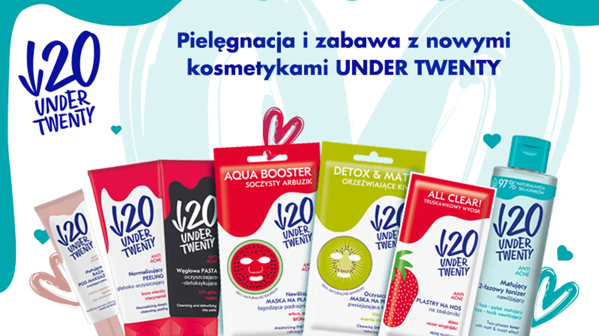 Pielęgnacja i zabawa z nowymi kosmetykami UNDER TWENTY