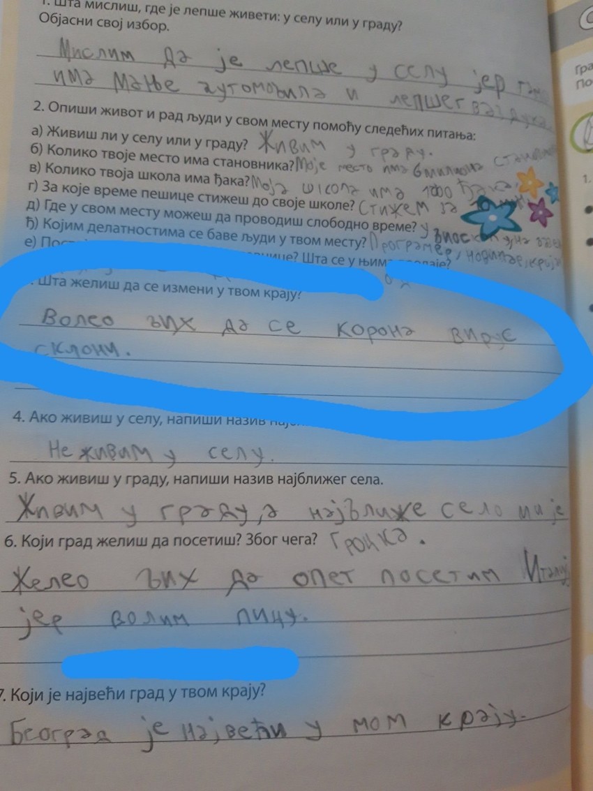 Šta bi izmenio u tvom kraju?