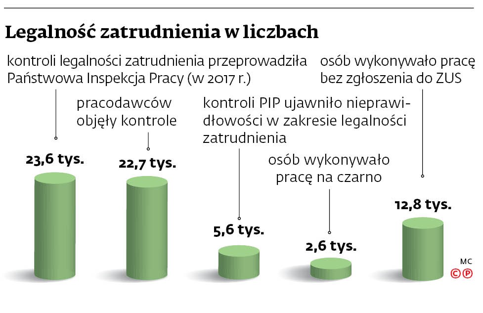 Legalność zatrudnienia w liczbach