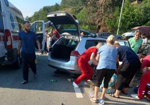Saobraćajna nesreća na putu Kuršumlija - Merdare 