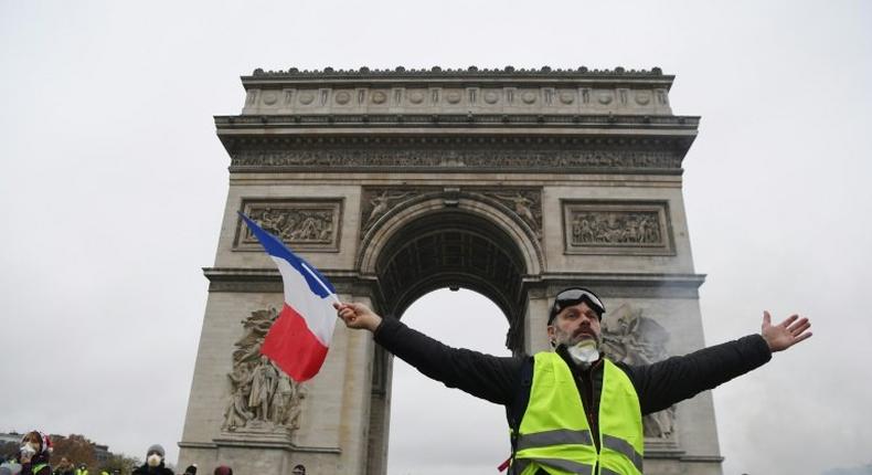 The Arc de Triomphe was covered in graffiti and its museum and lobby ransacked during the yellow vest protests in Paris on December 1