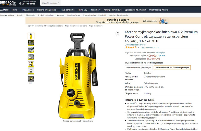 Myjka ciśnieniowa Karcher K2 Premium Control