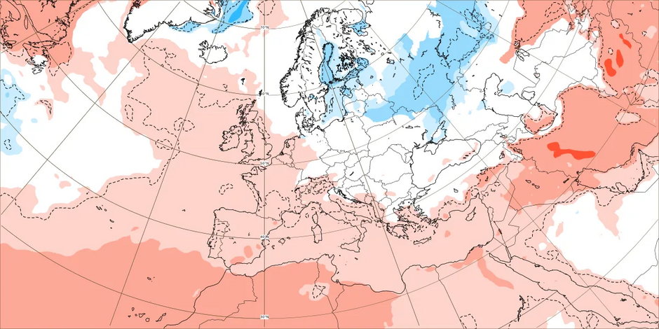 Dopiero w trzeciej dekadzie stycznia nieco cieplejsze masy powietrza mogą wrócić na dłużej do Europy