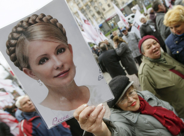 Julia Tymoszenko już jest w Kijowie. Oddała hołd ofiarom Berkutu