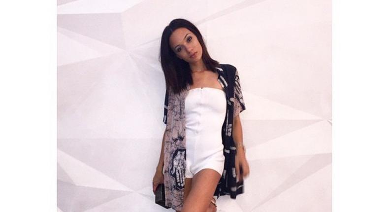 OOTD inspiration, Eku Edewor in a playsuit + kimono look