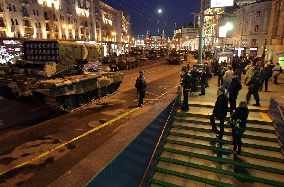 RUSSIA REHERSAL OF THE VICTORY DAY PARADE