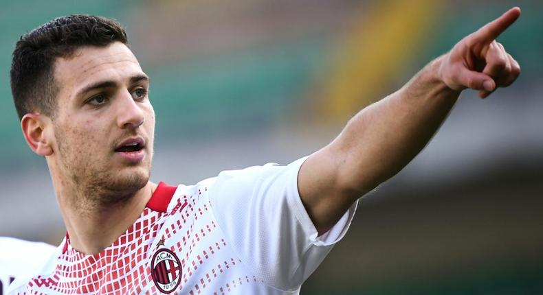 Manchester United loanee Diogo Dalot got his first Serie A goal with AC Milan at Hellas Verona.